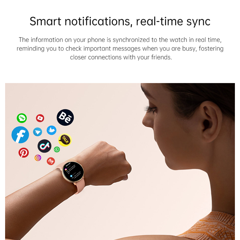 Smartwatch S76 Bluetooth Calling Supports Mobile App Message Notifications