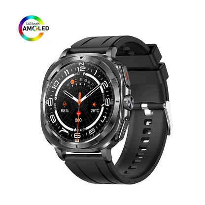 ET492 AMOLED Bluetooth Calling NFC Mood Detection Smartwatch