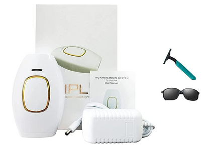 Portable IPL Hair Removal Device – 5-Min Fast Full Body Treatment, Permanent Results, No Refills Needed