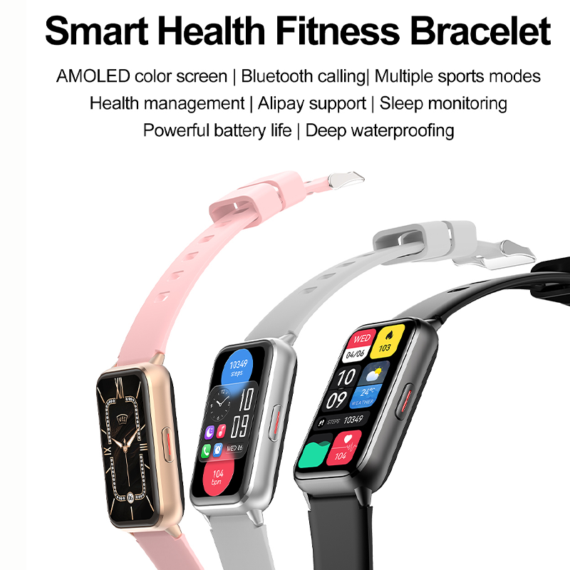 Smartwatch HK72 Long-Strip Narrow Display with AMOLED Screen & Health Tracking