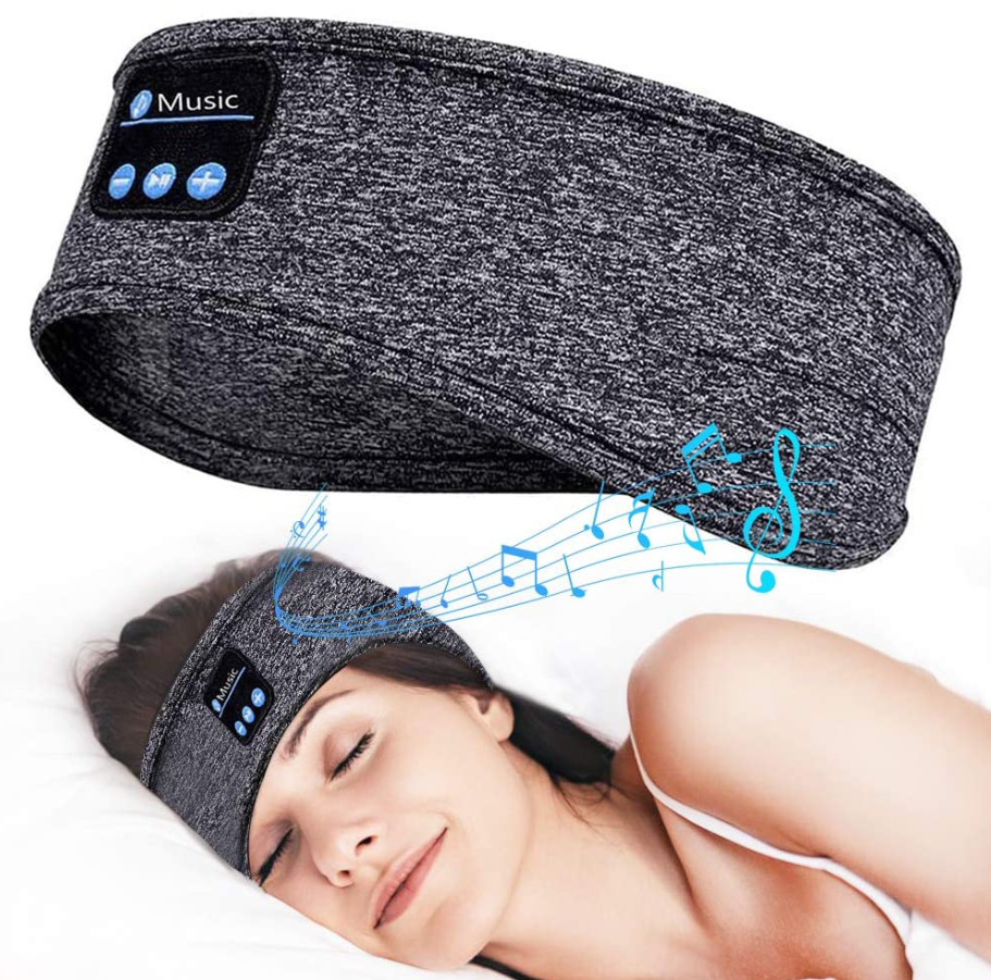 Sleep Headphones Bluetooth Headband, Sports Wireless Earphones Music Sleeping Earbuds with HD Stereo Speaker