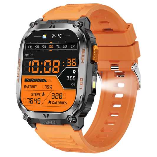 Smartwatch QX18 GPS Compass Flashlight 650mAh Long Battery Life