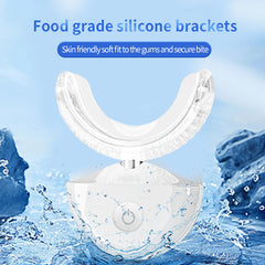Wireless U-Shaped Sonic Teeth Whitening Device – Food-Grade Silicone, Antibacterial, Long-Lasting & Waterproof - Chronus