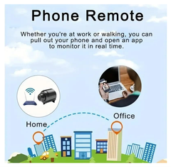 Camera Hidden Home Spy Camera WiFi Mini Secret Camera Remote Monitor Room Nanny Cam Video Recorder Motion Detection Night Vision(Black) - Chronus