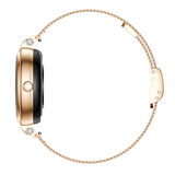 Smartwatch feminino elegante de 1,09 polegadas com design de diamante – Chamadas Bluetooth, ritmo cardíaco, SpO₂, monitorização do sono e atividades físicas com características de bem-estar feminino.