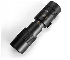 Telescope 4K 10300X40mm Telephoto Monocular, Super Zoom High Powered Waterproof Night Vision Handheld Skyscope Monoscope for Android iPhone(Black) - Chronus