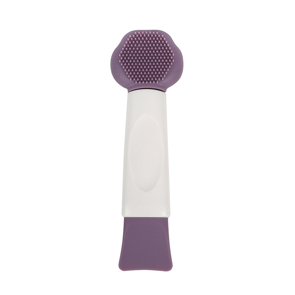 Multifunctional Facial Cleansing Tool – 3-in-1 Mask Applicator, Soft Brush & Blackhead Remover, Portable Design