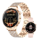 I220 Smartwatch Bluetooth Call 1.27 inch HD Display Heart Rate SpO2 Fitness Tracker for Women