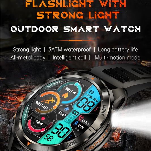 Smartwatch 1.46-inch HD screen Exercise tracking Blood pressure and heart rate monitoring