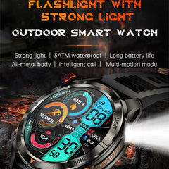 Smartwatch 1.46-inch HD screen Exercise tracking Blood pressure and heart rate monitoring - Chronus