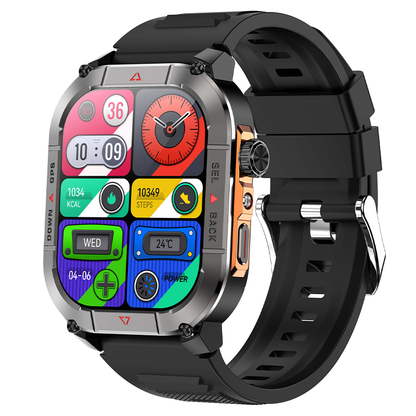 Smartwatch HK84 3ATM Waterproof GPS Compass AMOLED
