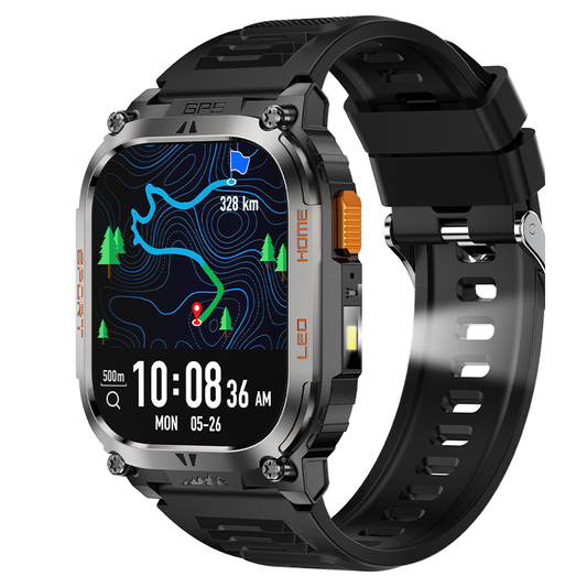 Smartwatch QX18 GPS Compass Flashlight 650mAh Long Battery Life
