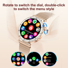 Chronus 1.19-Inch HD Screen with Bluetooth call female health monitoring smart watch - Chronus