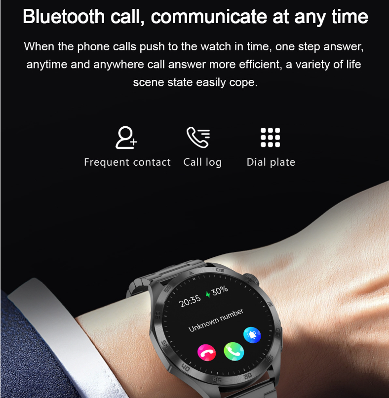 Smartwatch with Blood Sugar Monitoring, Micro Health Check, Uric Acid Detection, Bluetooth Calling, and SOS Feature