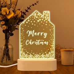 Christmas new house LED light desktop table creative decoration gift night light - Chronus