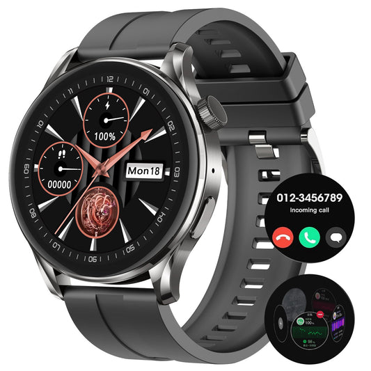 Chronus 1.32-Inch AI Smart Health Watch, real-time translation, AI Q&A, blood oxygen monitoring, IP68 waterproof