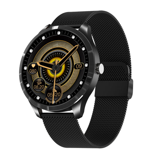 1.28" Smartwatch with HD IPS Display, 24/7 SpO₂ Monitoring, Multi-Sport Modes, Music Control & IP67 Waterproof