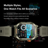 D16 Smartwatch Bluetooth 5.3 Fitness Tracker with Heart Rate, SpO₂, Sleep & Multi-Language Support
