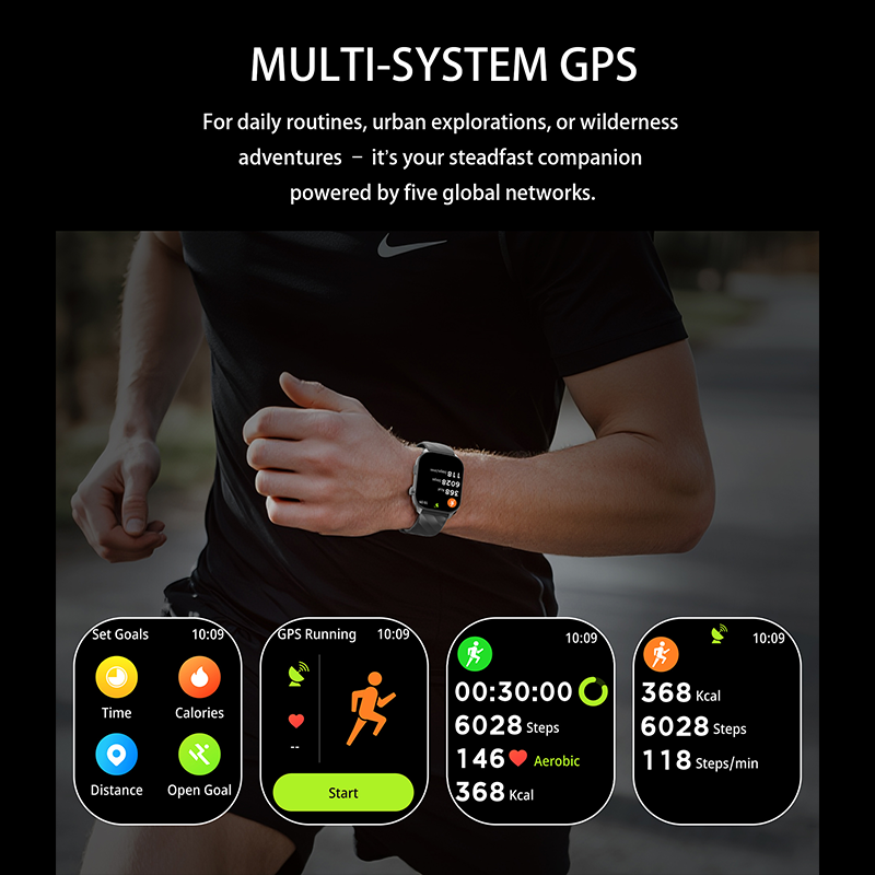 Smartwatch LC211 1ATM Waterproof GPS Long Battery Life