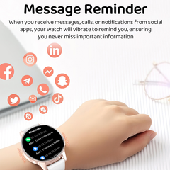 Smartwatch I179 Bluetooth Calling Minimalist Style(Rose) - Chronus