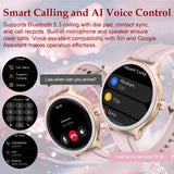 Smartwatch 1.27" HD, Bluetooth Calling, 100+ Sports, Health Tracker - Chronus