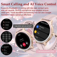 Smartwatch 1.27" HD, Bluetooth Calling, 100+ Sports, Health Tracker - Chronus