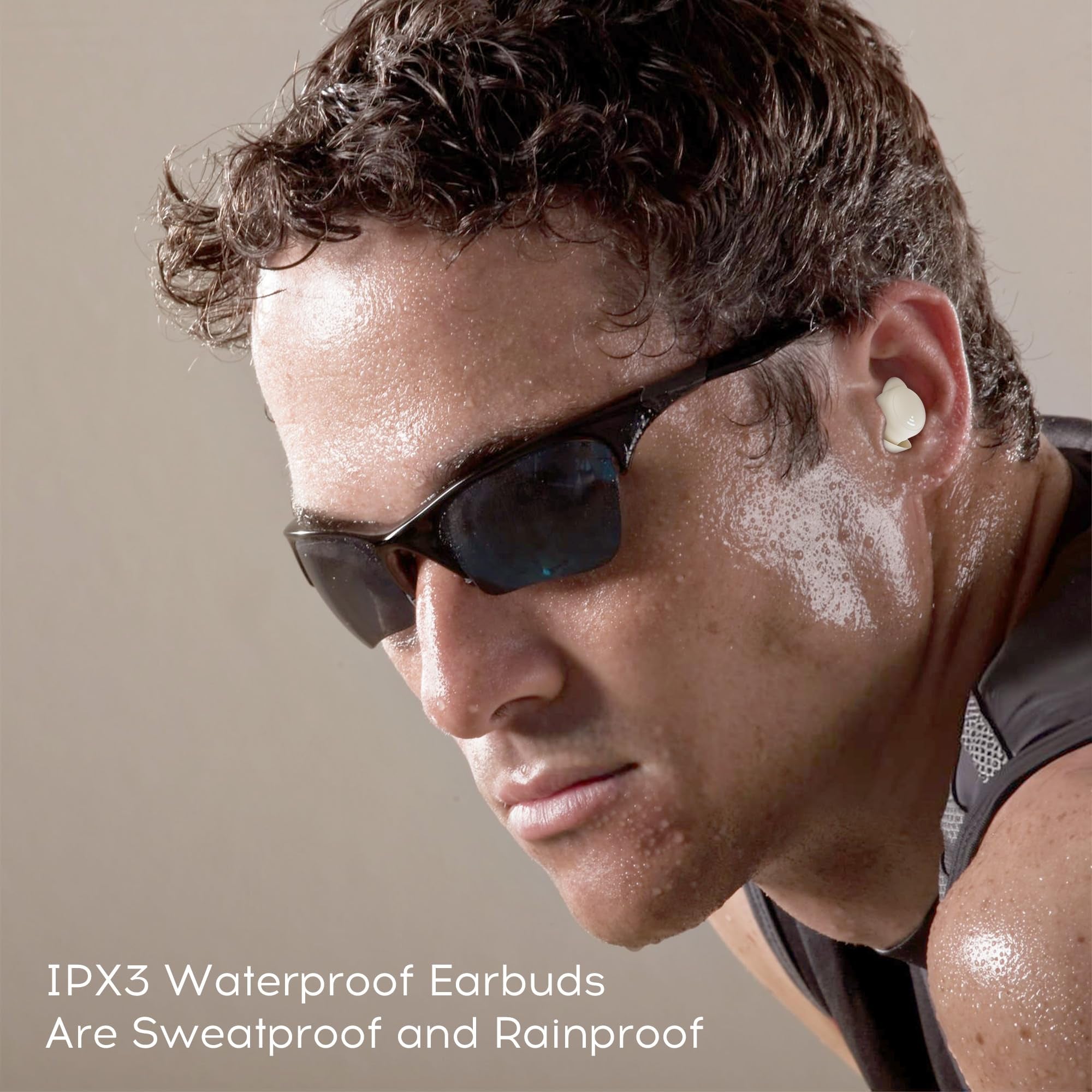 Sleeping Earplugs for Side Sleepers, Mini Invisible Wireless Bluetooth 5.3 Micro Sleeping Noise Cancelling Headphones - Chronus