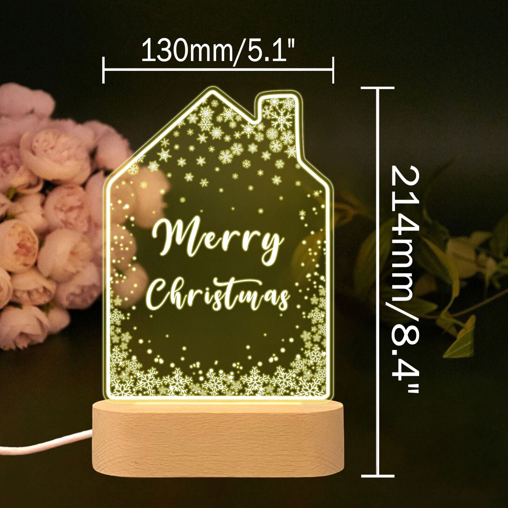 Christmas new house LED light desktop table creative decoration gift night light - Chronus
