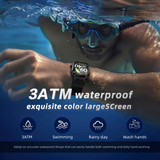 KT89 Smartwatch with 3ATM Waterproof Protection and Long-Lasting 25-Day Battery Life