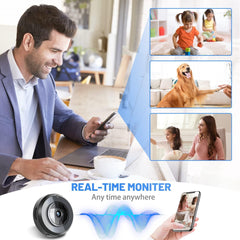 Mini Hidden Spy Camera 1080P – Night Vision, Motion Detection, Remote View, Loop Recording, Portable Security Cam - Chronus