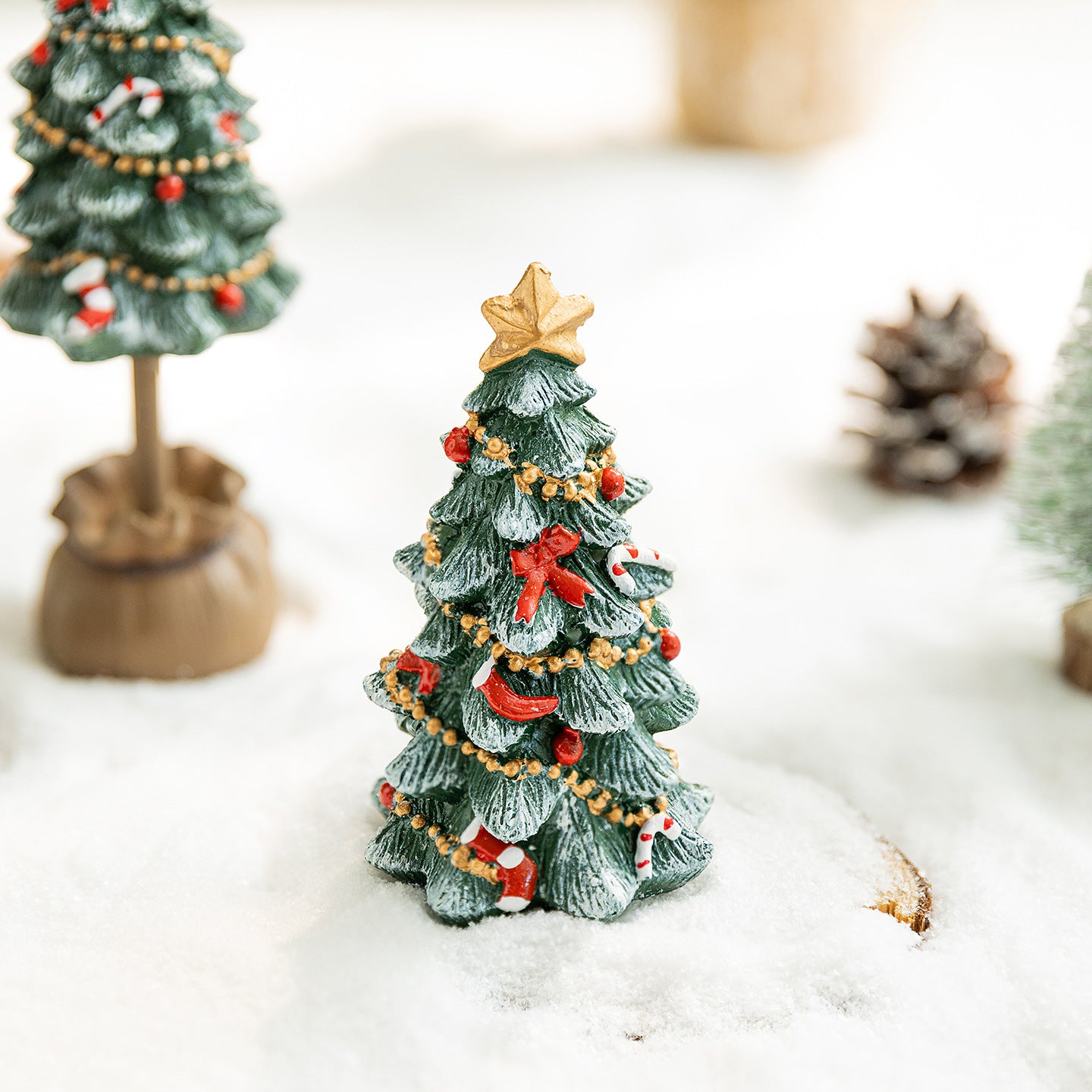 Mini Christmas tree ornaments desktop small ornaments Christmas gifts Christmas decorations - Chronus