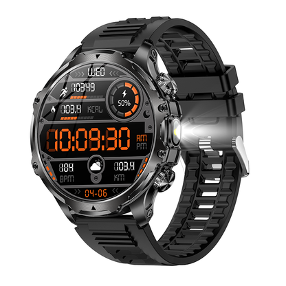 Smartwatch AK75 Flashlight Bluetooth Calling Long Battery Life Outdoor