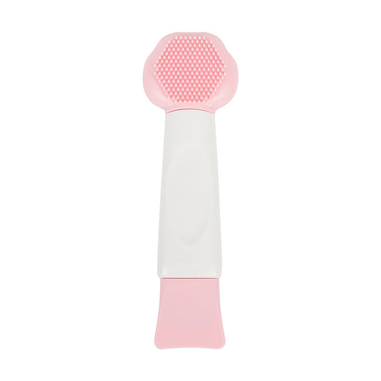 Multifunctional Facial Cleansing Tool – 3-in-1 Mask Applicator, Soft Brush & Blackhead Remover, Portable Design