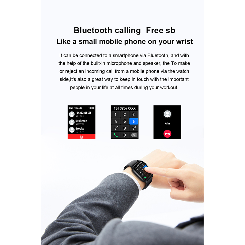Smartwatch P127 Flashlight Bluetooth Calling