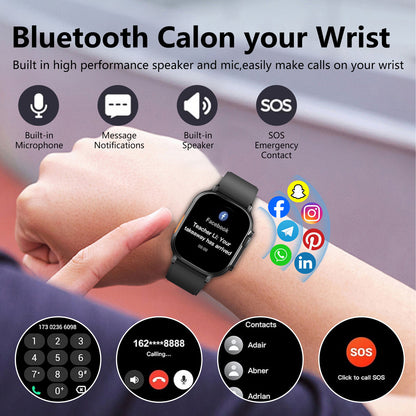 Chronus Medical-Grade Smartwatch, ECG electrocardiogram, HRV report, 24-hour dynamic heart rate monitoring