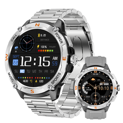 QW76 Smartwatch GPS Fitness Tracker 1.43'' AMOLED Bluetooth Call Weather Data