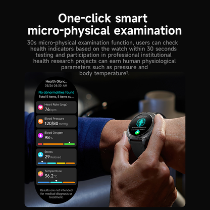 ET492 AMOLED Bluetooth Calling NFC Mood Detection Smartwatch