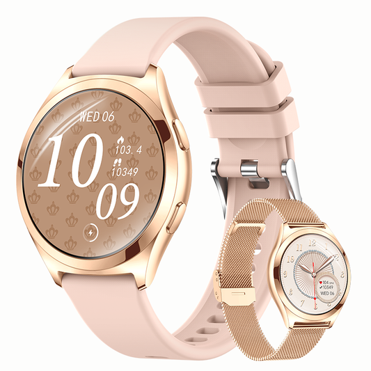 Smartwatch Y35 with Call Health Tracking Womens Wellness and Multi Sport Modes