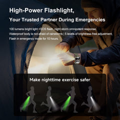 D16 Smartwatch Bluetooth 5.3 Fitness Tracker with Heart Rate, SpO₂, Sleep & Multi-Language Support