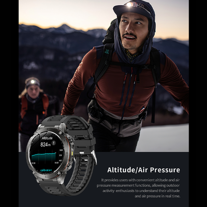 Y101 GPS Sports Smartwatch with 3ATM Waterproof AMOLED Display & Swimming Modes