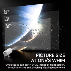 Smart Projector P40 features 4K, 120 ANSI lumens, Android 11, dual-band Wi-Fi, and Bluetooth for home theaters - Chronus