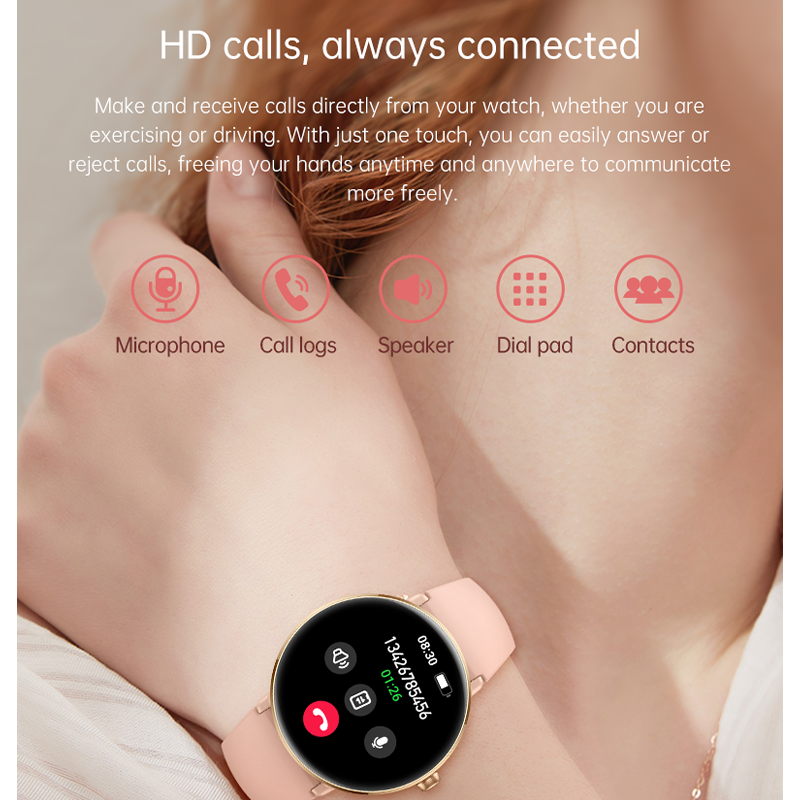 Smartwatch S76 Bluetooth Calling Supports Mobile App Message Notifications