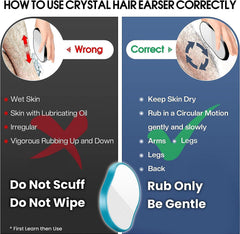 Hair Eraser, Painless Exfoliation Epilator, Blue, Not Water Resistant, 1 Count, Battery Powered, Hair Removal Tool