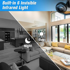 Mini Hidden Spy Camera 1080P – Night Vision, Motion Detection, Remote View, Loop Recording, Portable Security Cam - Chronus