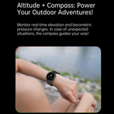 Smartwatch L7 GPS Compass Bluetooth Calling Metallic Finish - Chronus