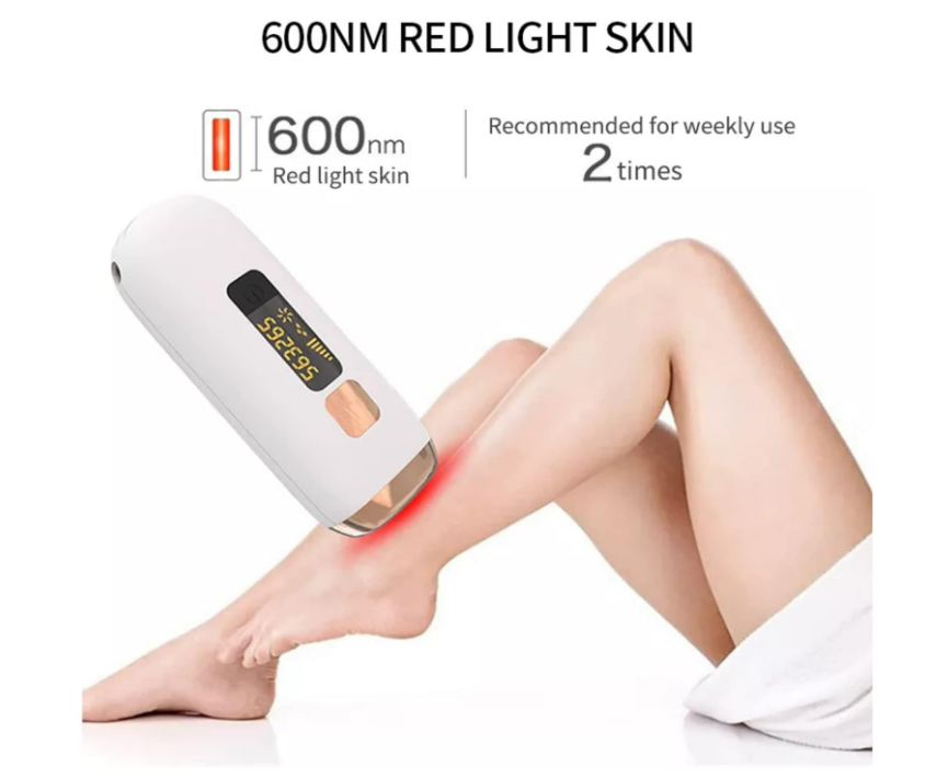 Laser Hair Removal for Women Permanent, Painless atHome IPL Hair Removal Device Upgraded to 999,999 Flashes, 5 Level Energy Adjustable(White)