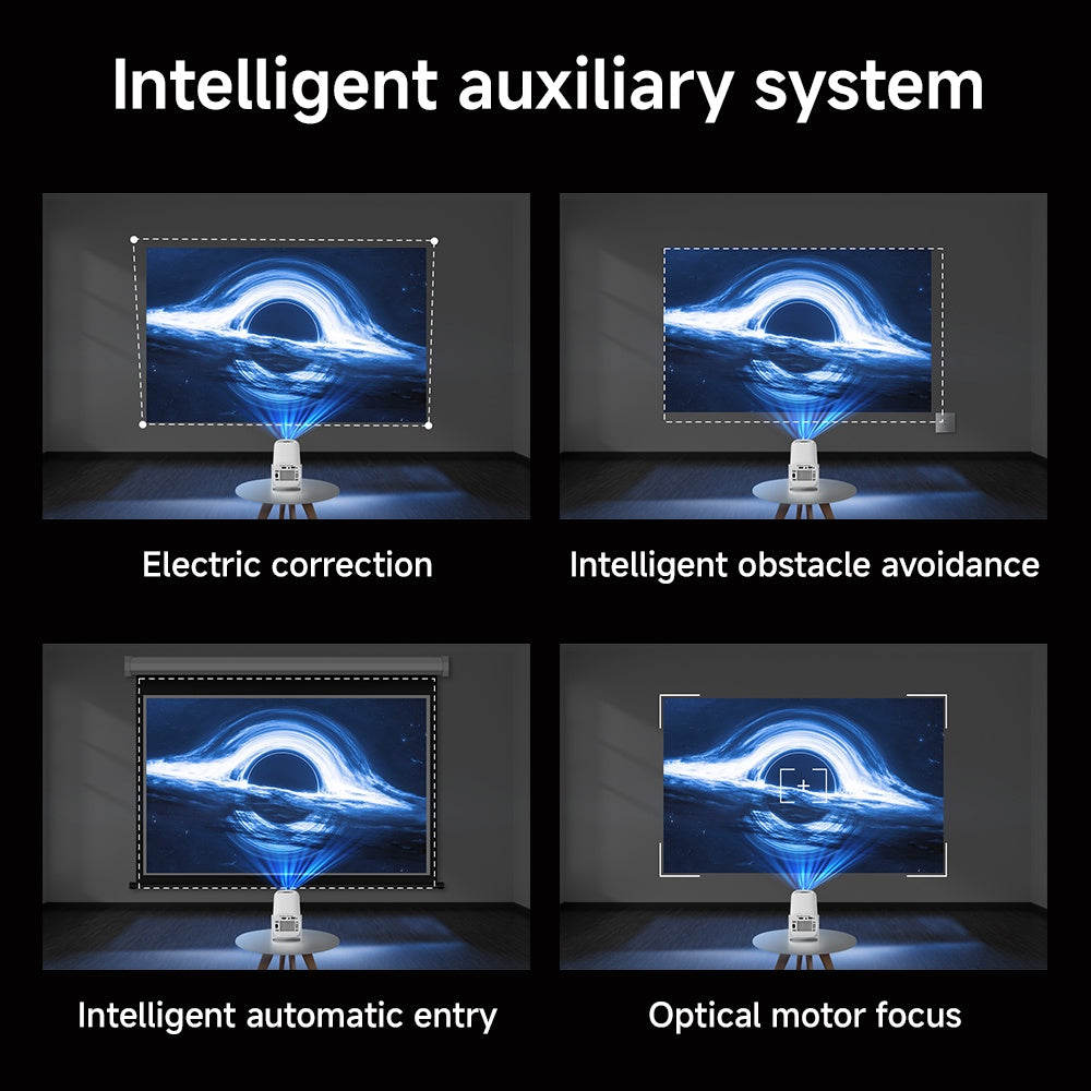 Smart Projector P40 features 4K, 120 ANSI lumens, Android 11, dual-band Wi-Fi, and Bluetooth for home theaters - Chronus