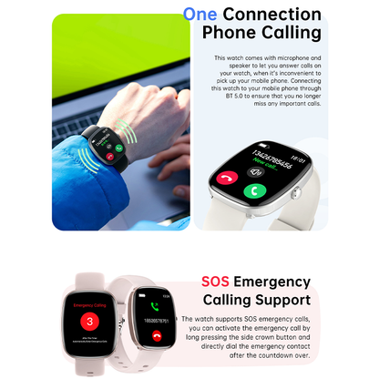Smartwatch S5 Barrel Design 1.83-inch TFT Bluetooth Calling 100 Sports Modes