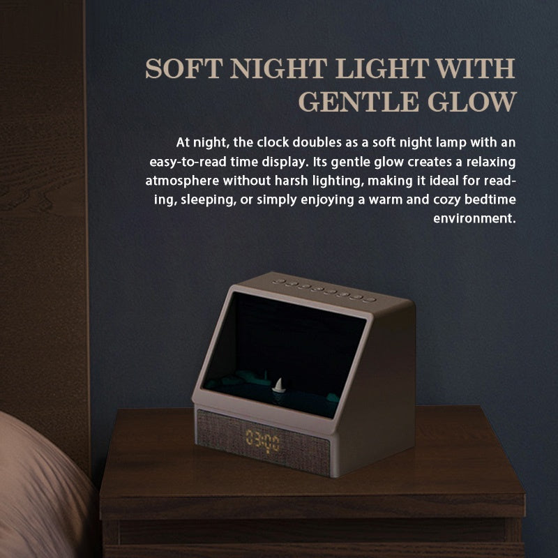 Sunrise Alarm Clock with White Noise, 6 Light Modes, Gentle Wake-Up Light, Night Lamp, Nordic Design