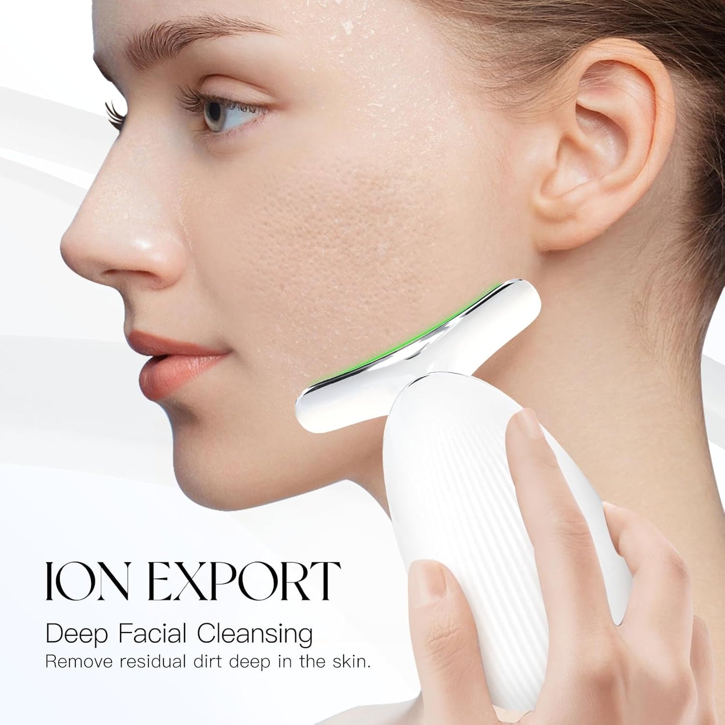 LED Face Sculptor for Skin Tightening and Neck Lifting, 45°C EMS Massage Face Tightening Machine for Women